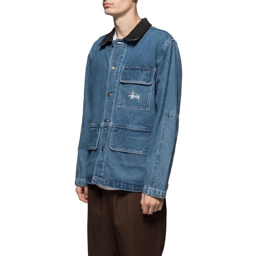 STUSSY DENIM CHORE JACKET