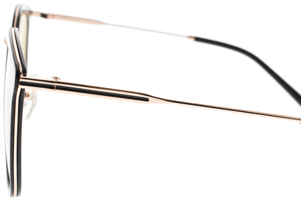 CARIN太陽眼鏡-O'NEILL MORE C1_黑-金-藍鏡片#金雲同款-韓國眼鏡品牌