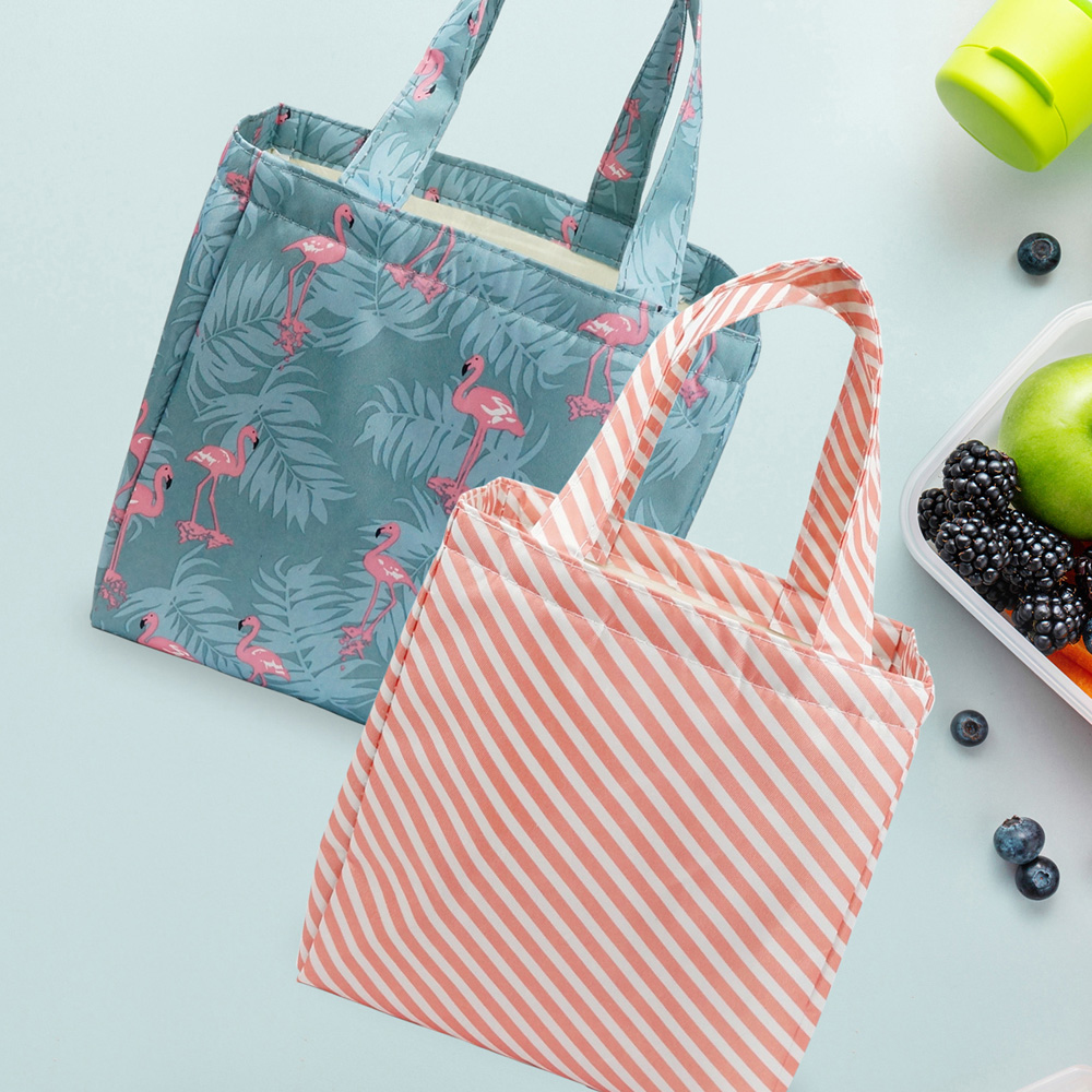 寬束口牛津布保溫冰便當提袋