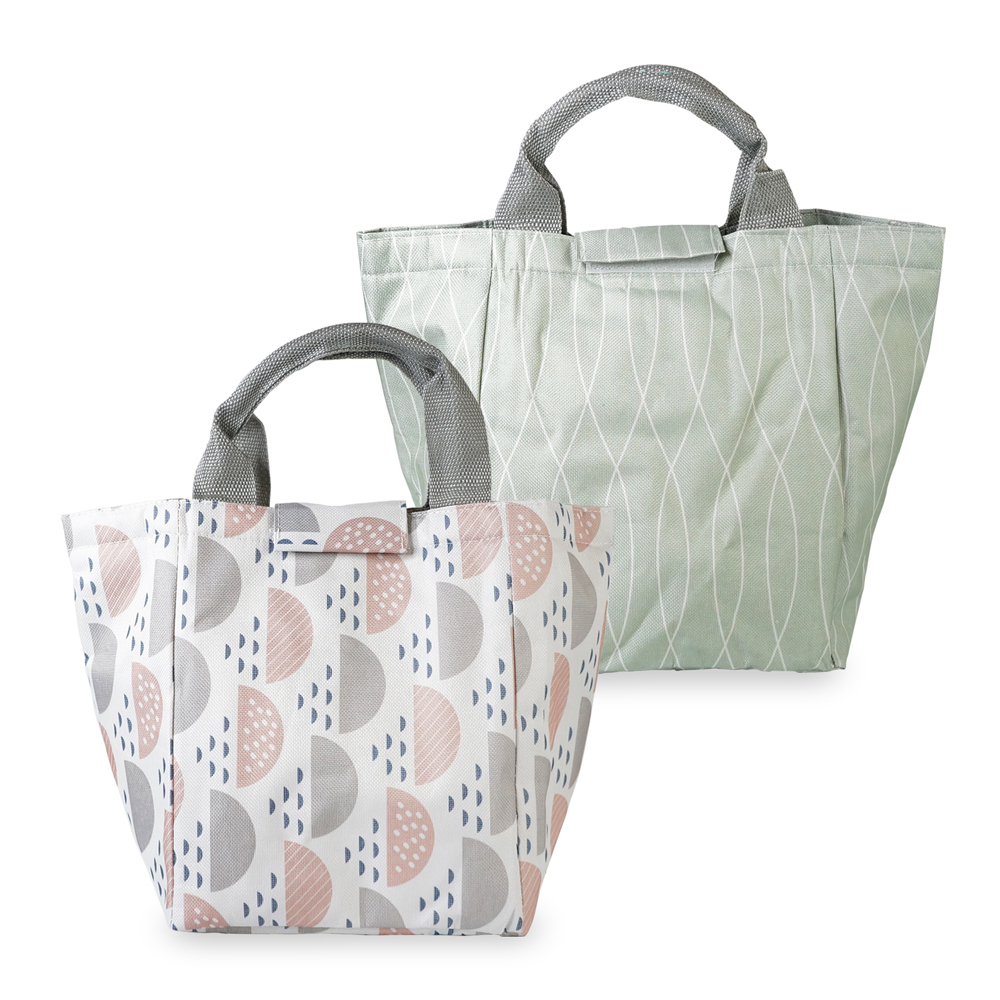 小清新寬口自黏保溫冷提袋