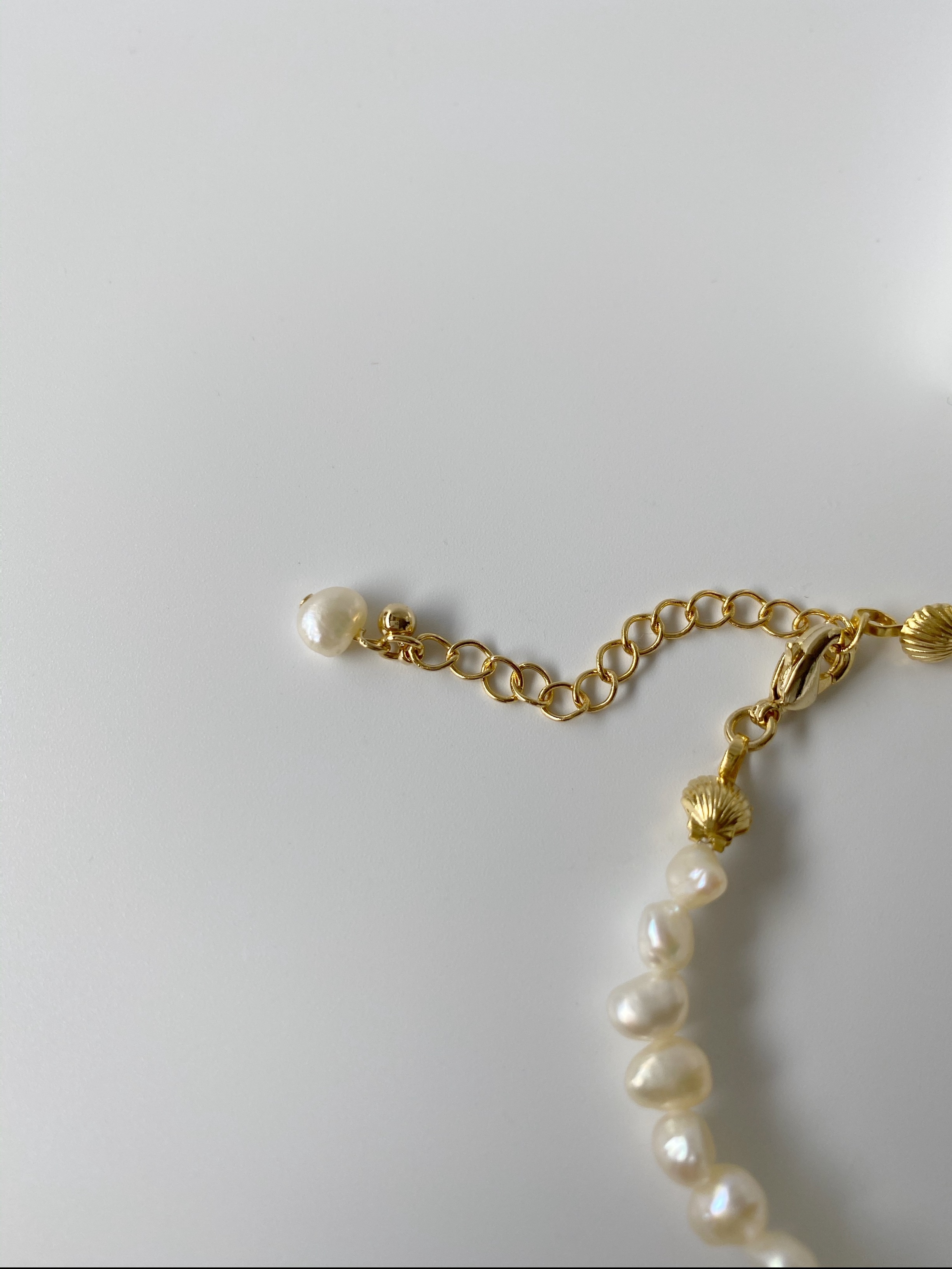 Pearl 27 | 18K日本變形珍珠手鍊