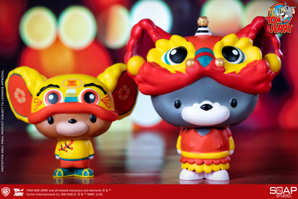 Tom & Jerry - Chibi公仔-舞獅與布老虎版