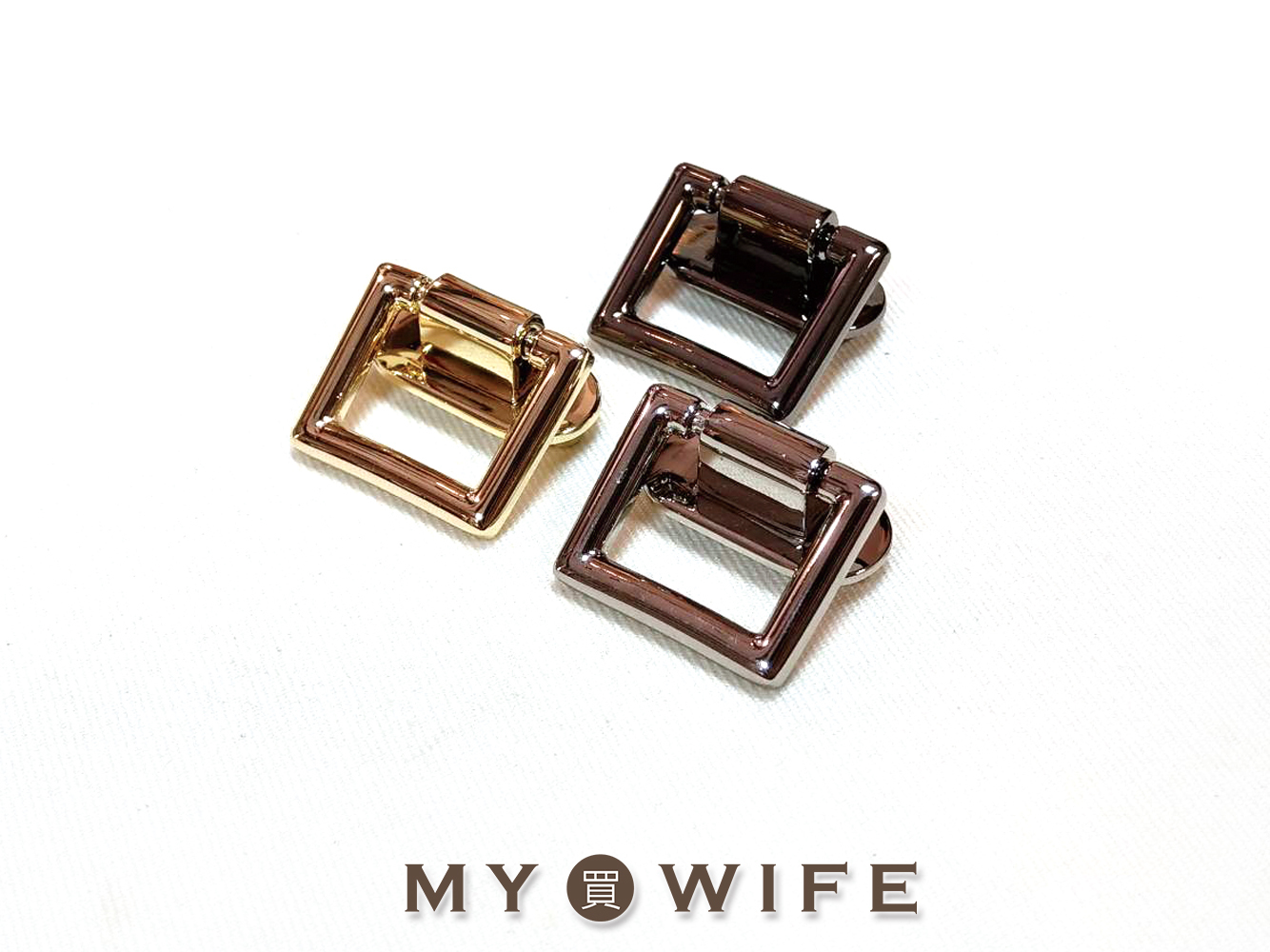 方型環手挽釘_3色【UF-55771】