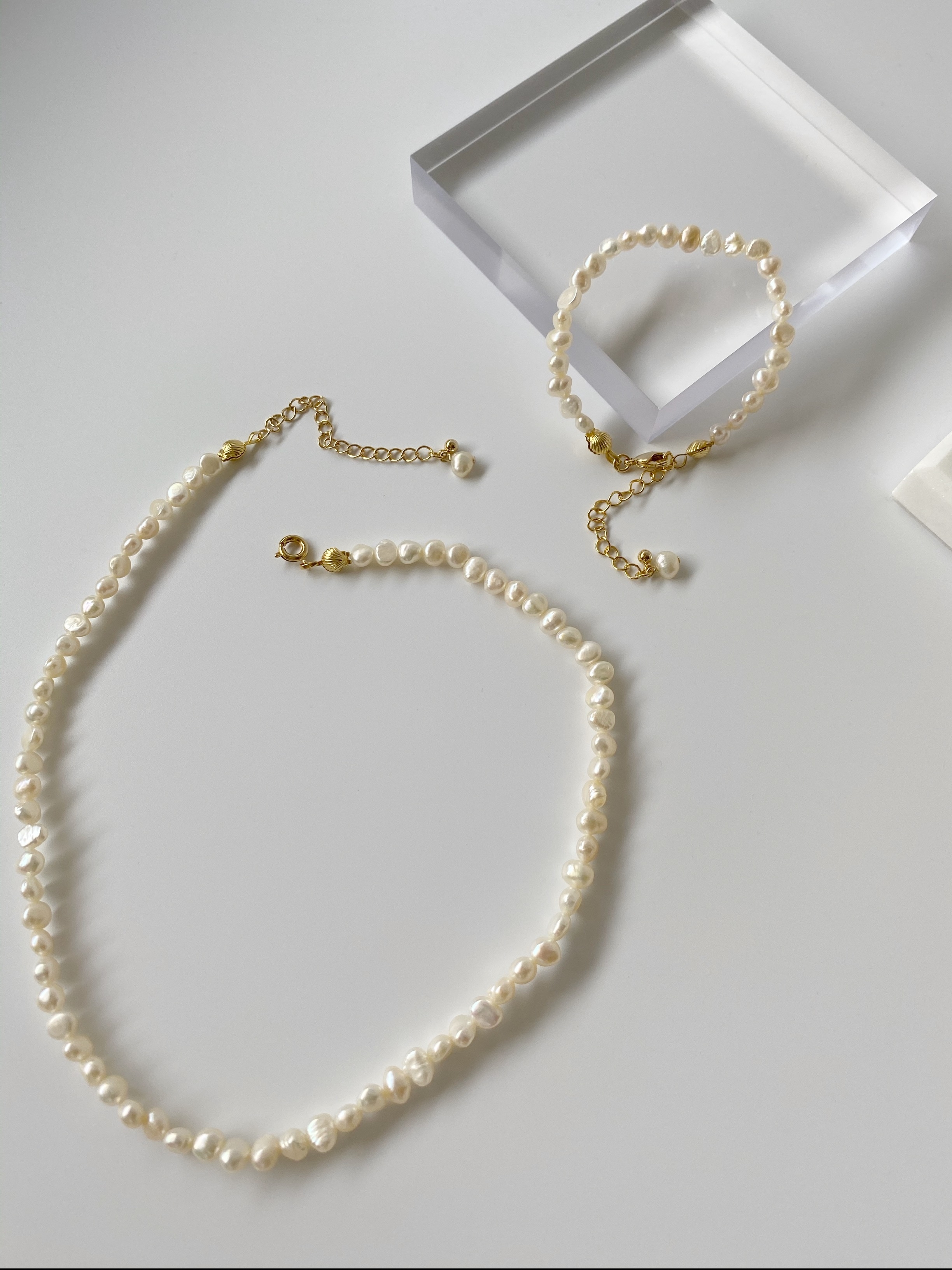 Pearl 70 | 18K日本變形珍珠項鍊