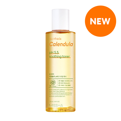 Missha Mild Calendula pH5.5 Soothing Toner 175ml