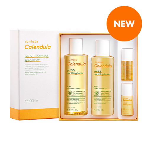 Missha Mild Calendula pH5.5 Soothing Special Set