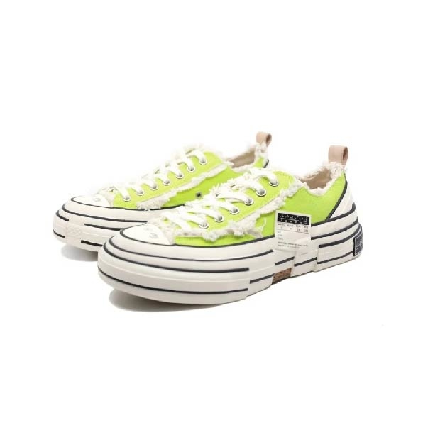 iSNEAKERS｜xVESSEL Vanness Wu G.O.P "Green"吳建豪 硫化鞋 解構鞋 帆布鞋 螢光綠 S19X001YL