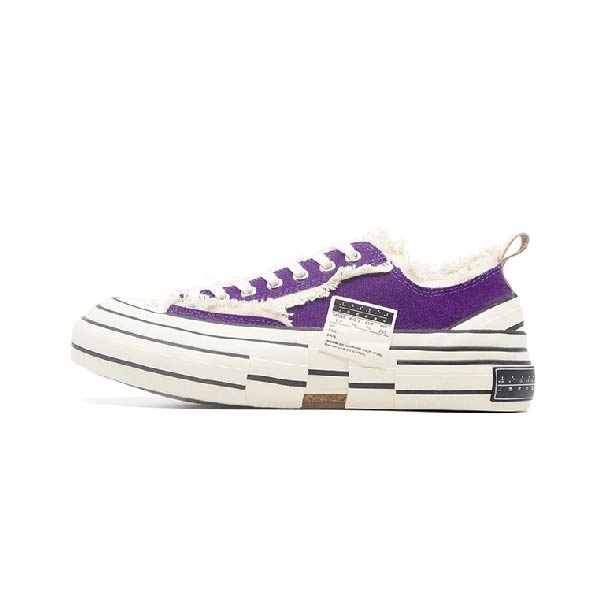 iSNEAKERS｜xVESSEL Vanness Wu "Purple" 吳建豪 硫化鞋 解構鞋 帆布鞋 紫 S19X001V