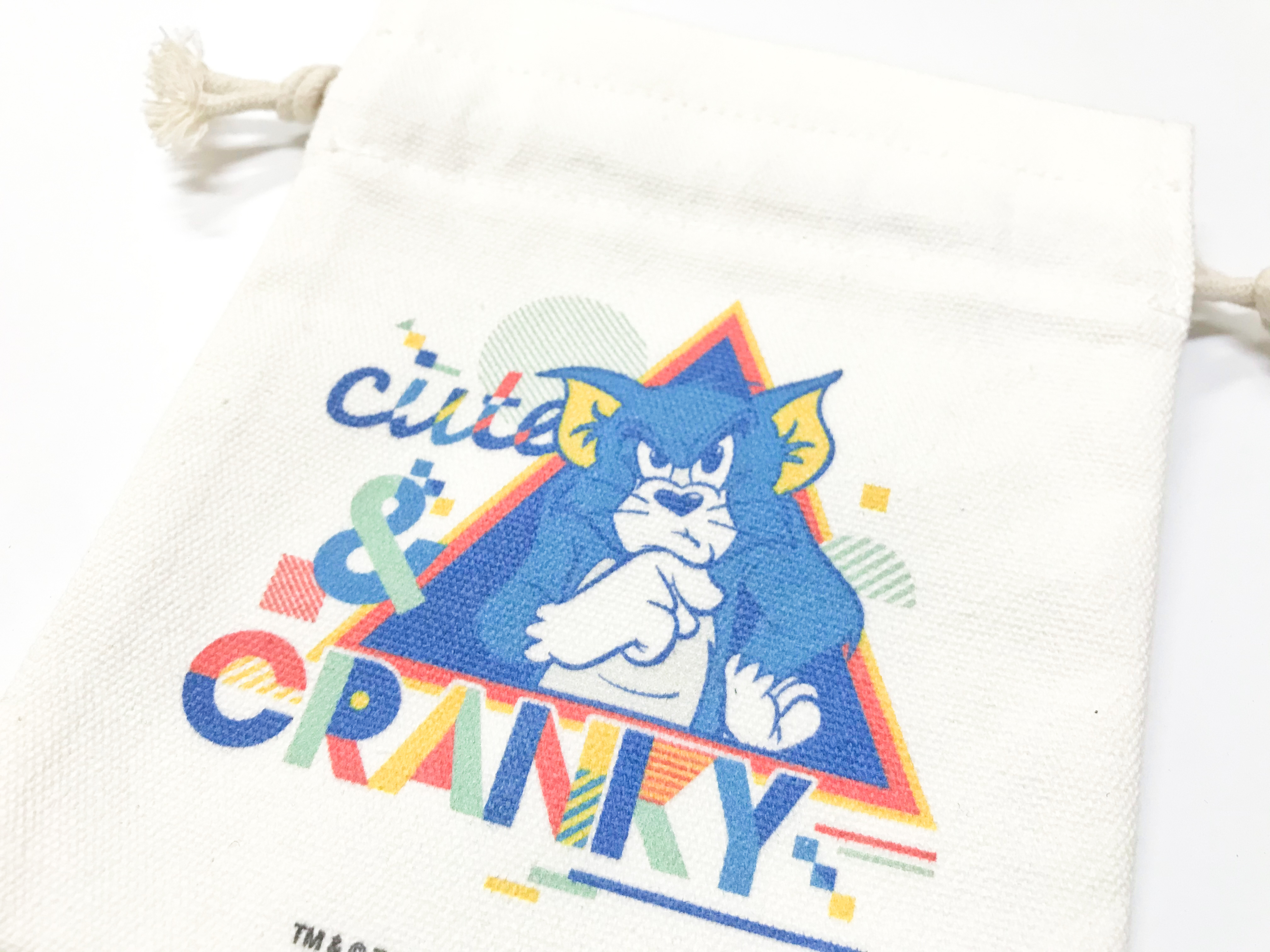 Tom and Jerry-小束口袋-色塊款