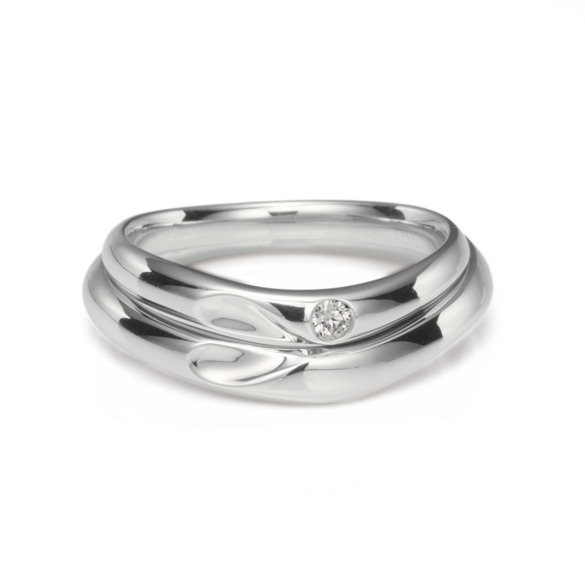 Twins cupid - Love Heart 鉑金 (Pt900) 結婚戒指