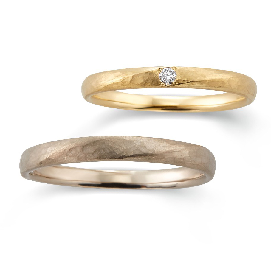 Twins Cupid - Beloved 18K 白金/玫瑰金 結婚戒指