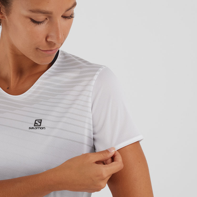salomon sense tee white