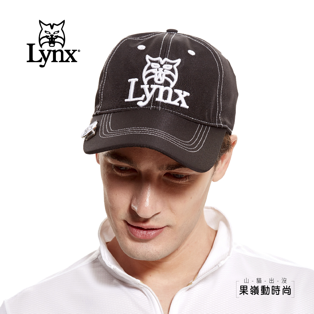 【Lynx Golf】防潑水磁鐵Ball mark山貓LOGO可調節式球帽