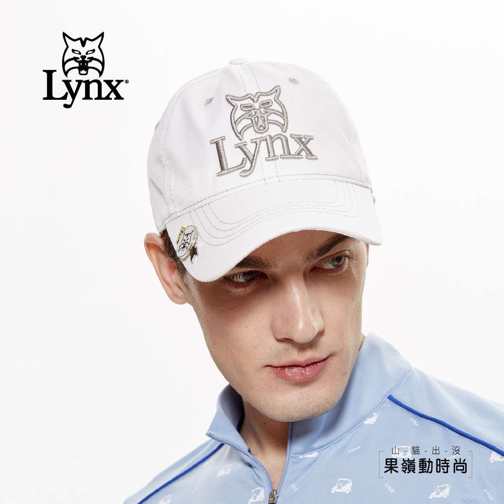 【Lynx Golf】防潑水磁鐵Ball mark山貓LOGO可調節式球帽