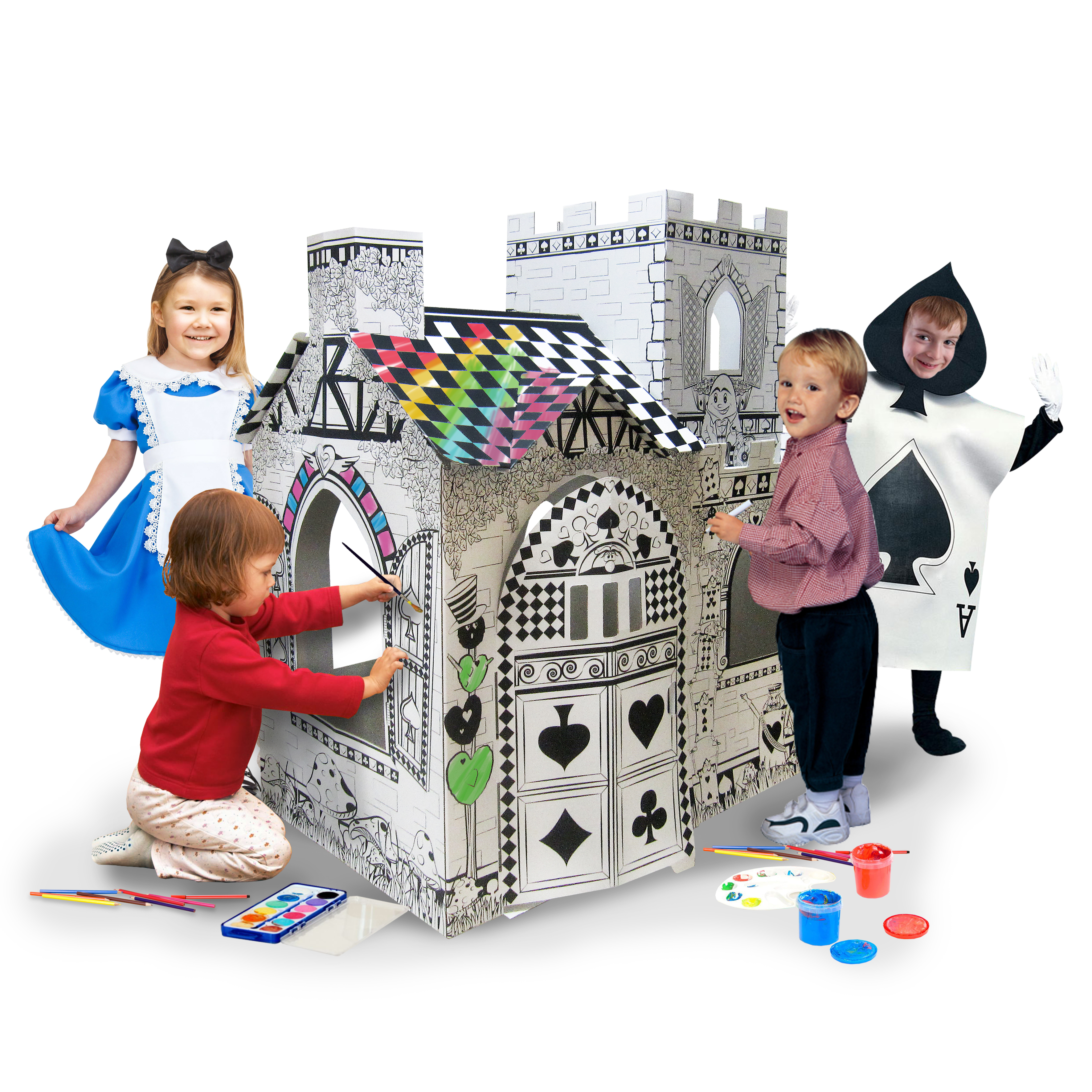 Castle House 紙製城堡屋 (愛麗絲漫遊仙境主題) #13221