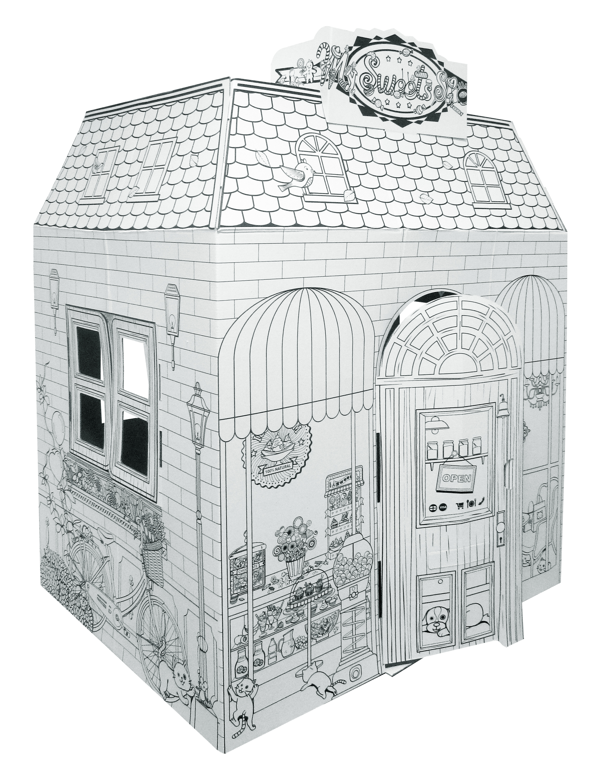 My Sweet Shop 甜品店主題紙屋 #13213