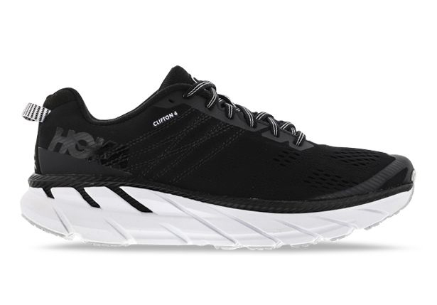 HOKA One One Clifton 6 Men BLKWHT