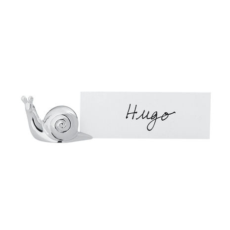 6 SNAIL NAME HOLDERS ESCARGOT