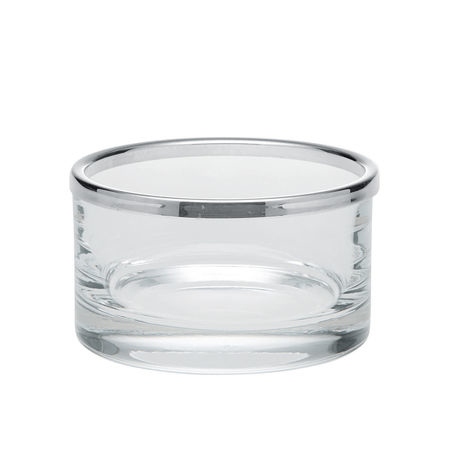 STRAIGHT GLASS BOWL WITH RIM Ø 11 cm