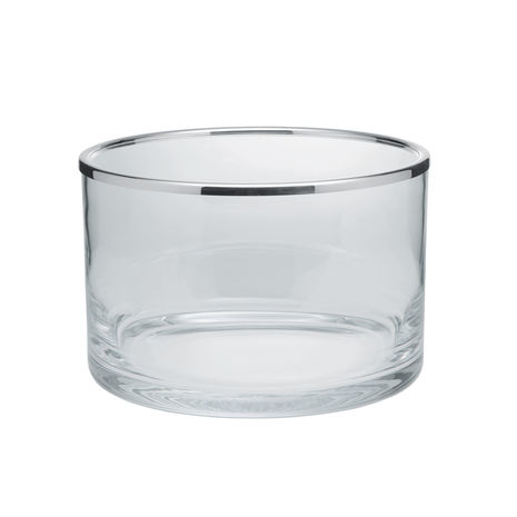 STRAIGHT GLASS BOWL WITH RIM Ø 21 cm