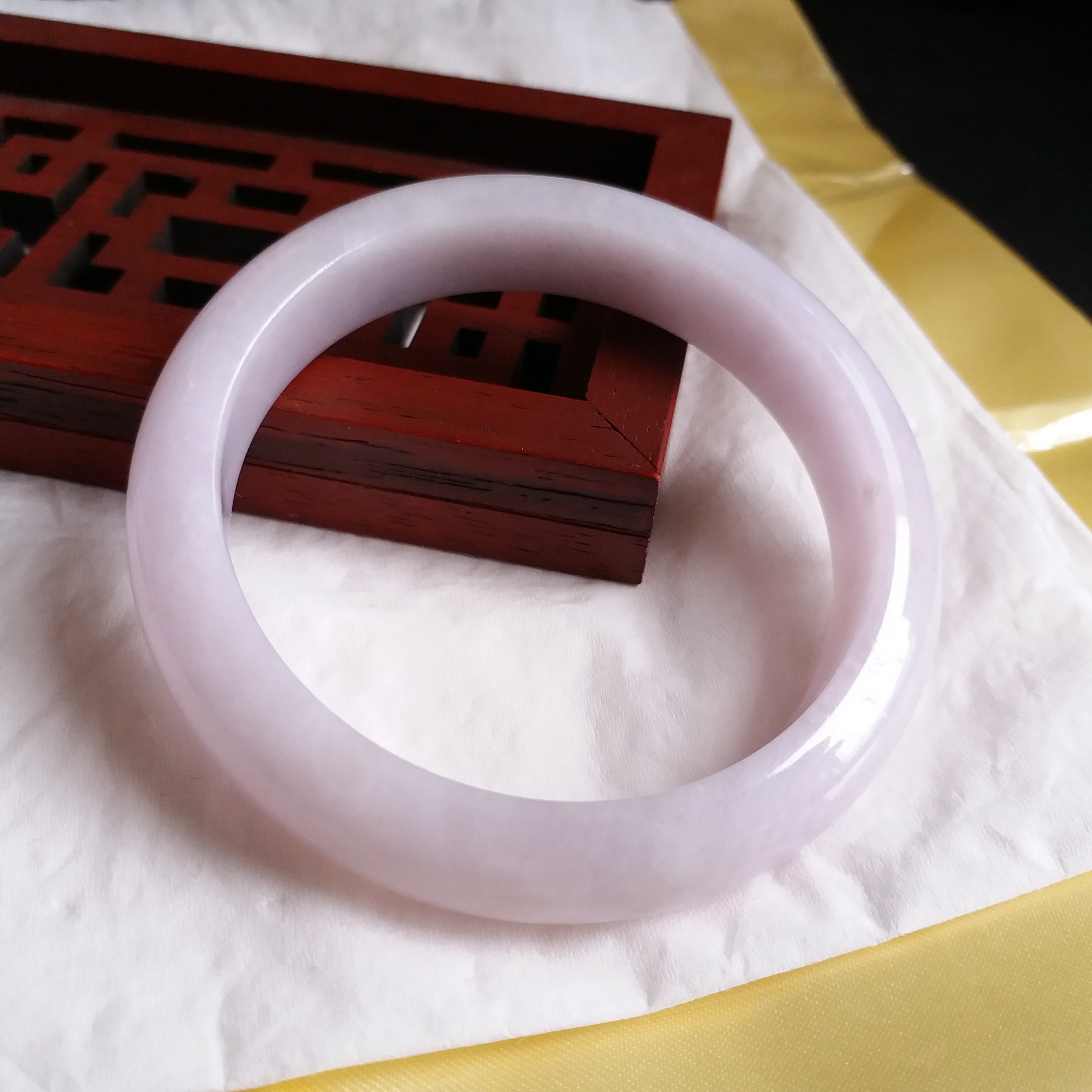 J1708 冰糯粉紫福鐲 53.97mm (1.45)