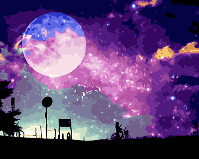 【DT156】星空月夜