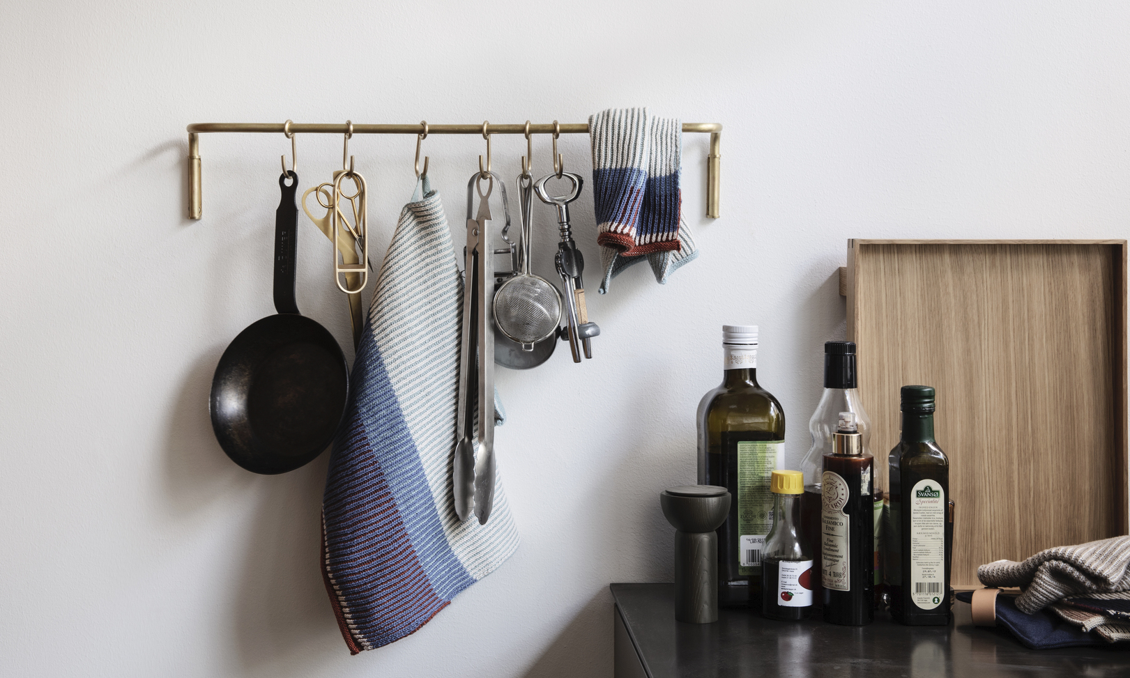 ferm living 廚房掛架情境圖