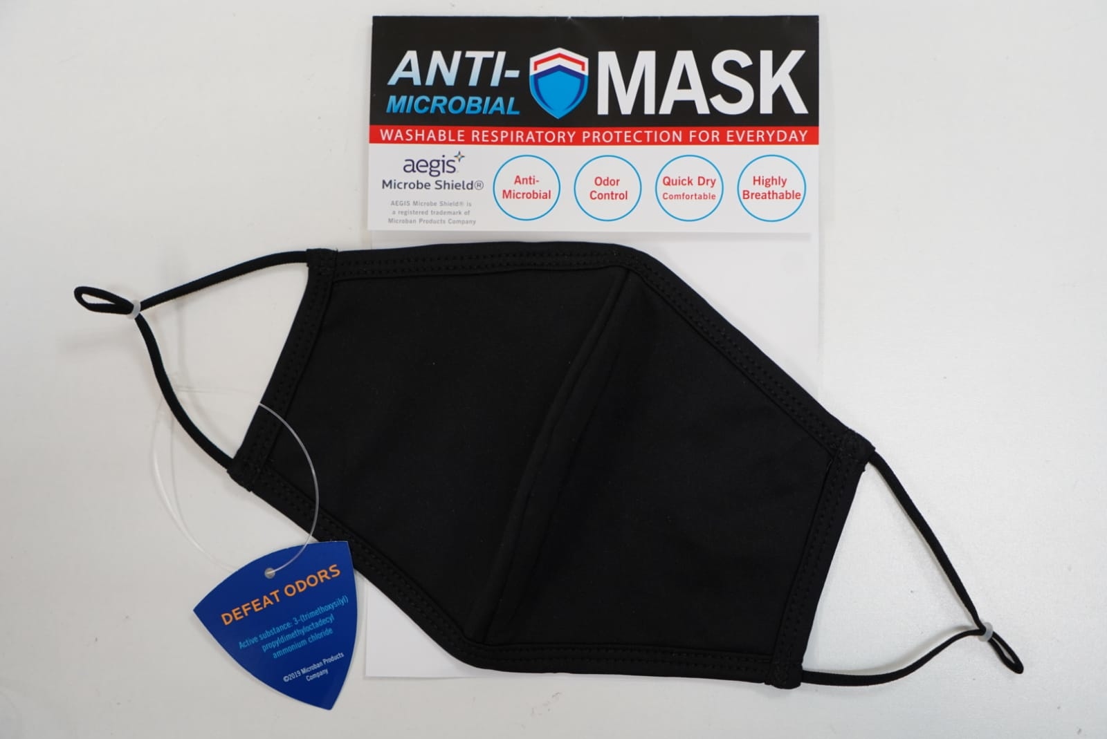 AEGIS® Microbe Shield Anti-Microbial  可重用口罩 抵抗99%有害細菌三層 美國專利 香港設計 正品行貨 KF94 樣式