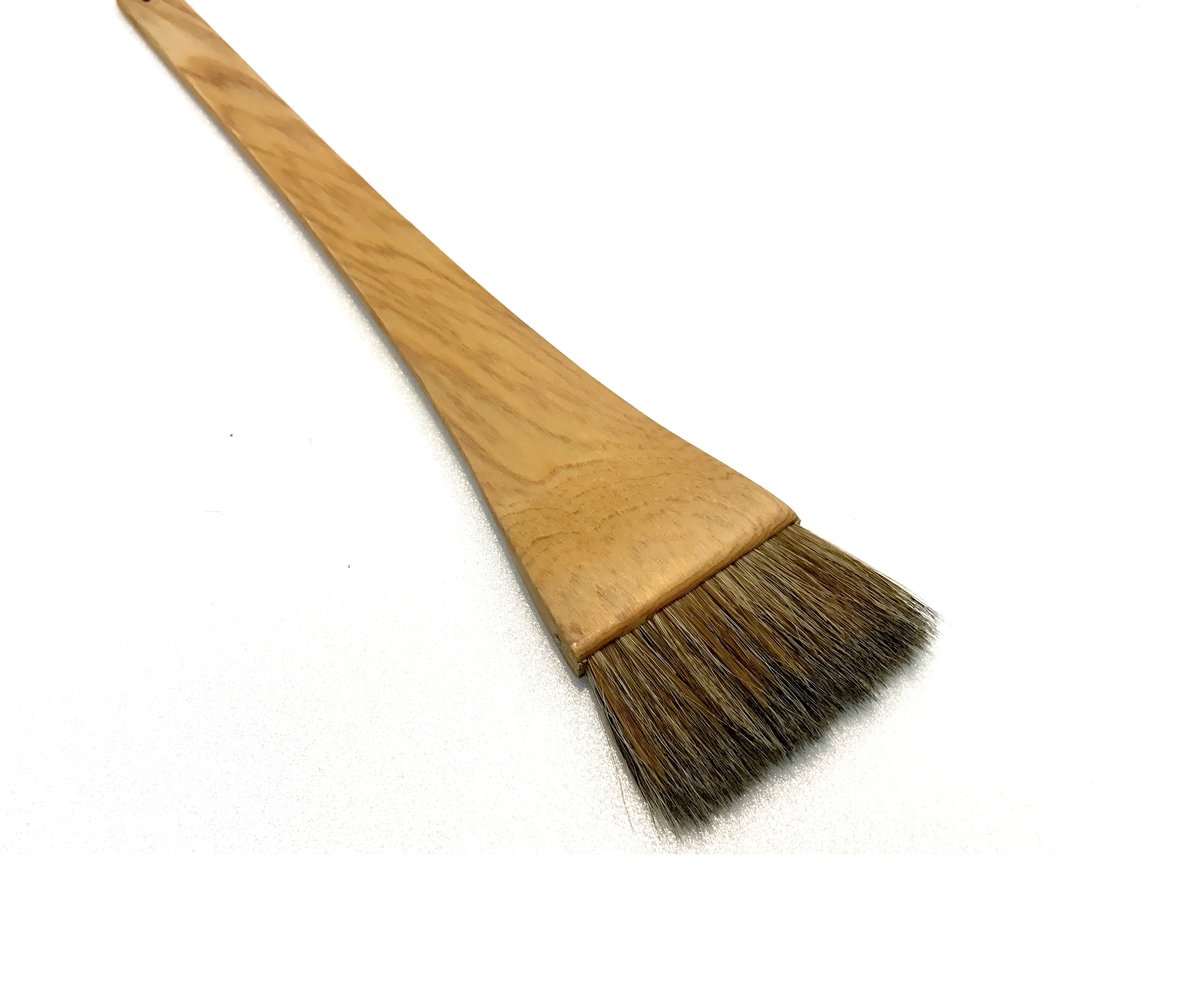 【別製特殊筆　黒山馬 三分四】◆剛毛中鋒4.8×0.9㎝◆斑竹軸◆創作書◆希品 別製特殊筆 黒山馬 三分四】◇剛毛中鋒4.8×0.9㎝