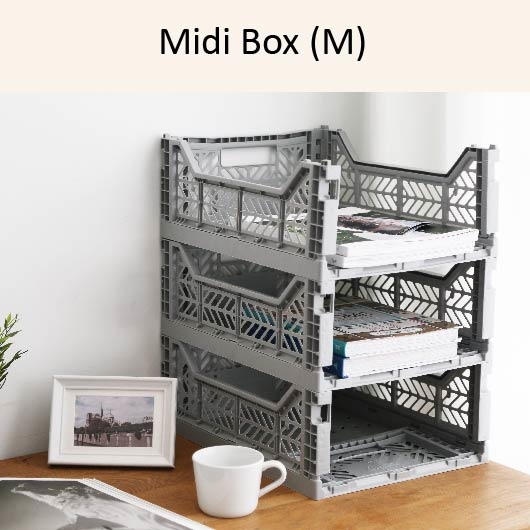 aykasa Midi box 折疊收納箱 M 書桌收納
