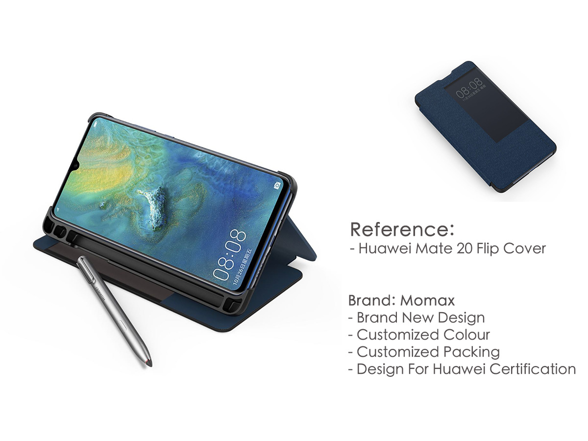 momax huawei mate 20 flip cover