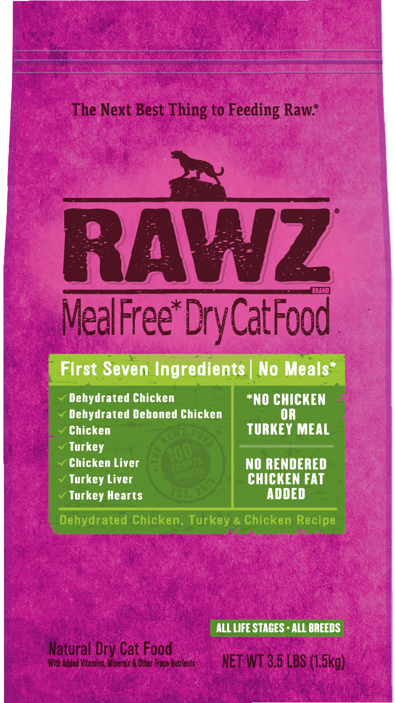 RAWZ 脫水雞肉 火雞肉及雞肉全貓配方(不含肉粉) 3.5LB / 7.8LBS / 10lbs