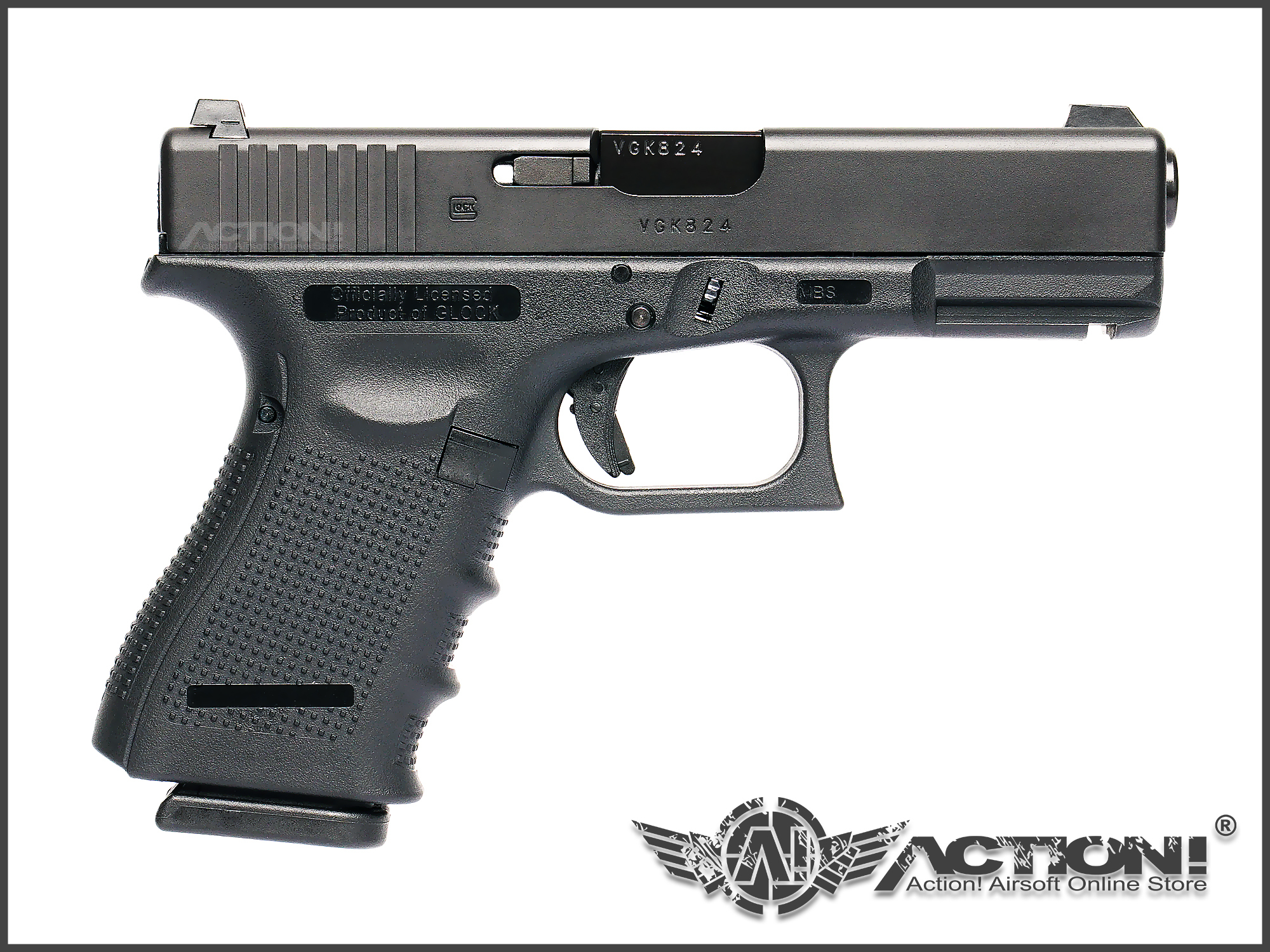VFC/Umarex - GLOCK 19 / G19 Gen4 AIRSOFT GBB Pistol《ACT
