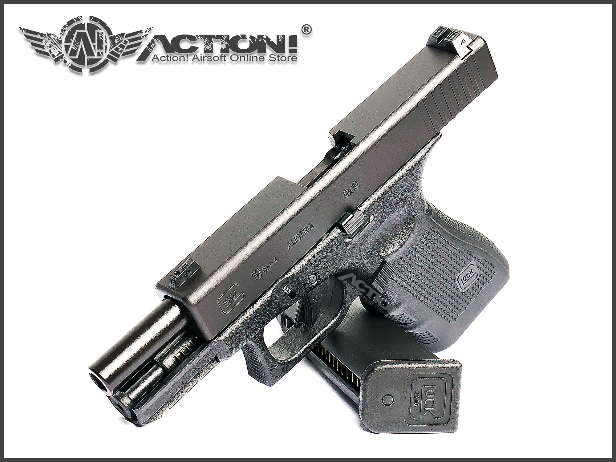 VFC/Umarex - GLOCK 19 / G19 Gen4 AIRSOFT GBB Pistol《ACT