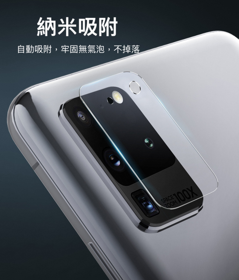 【VP吸血鬼】 三星系列 透明鏡頭玻璃保護貼（0.2mm軟性玻璃）一組2張