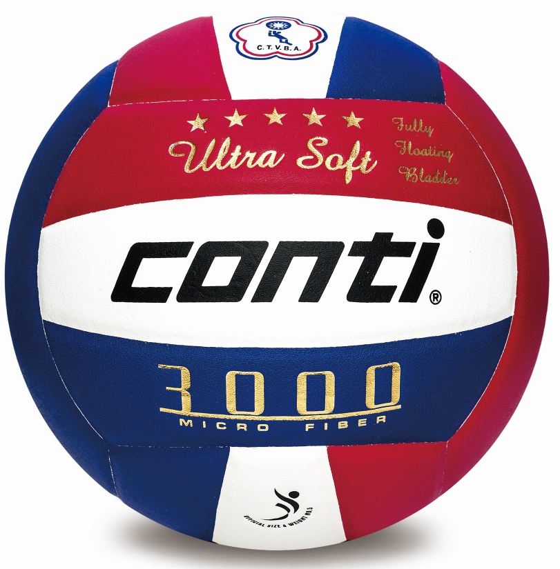 【conti】3000系列 5號頂級超細纖維貼布排球