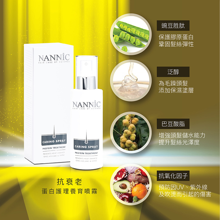NANNIC 抗衰老蛋白養育噴霧, 150ml(育髮、防脫髮、助生髮)