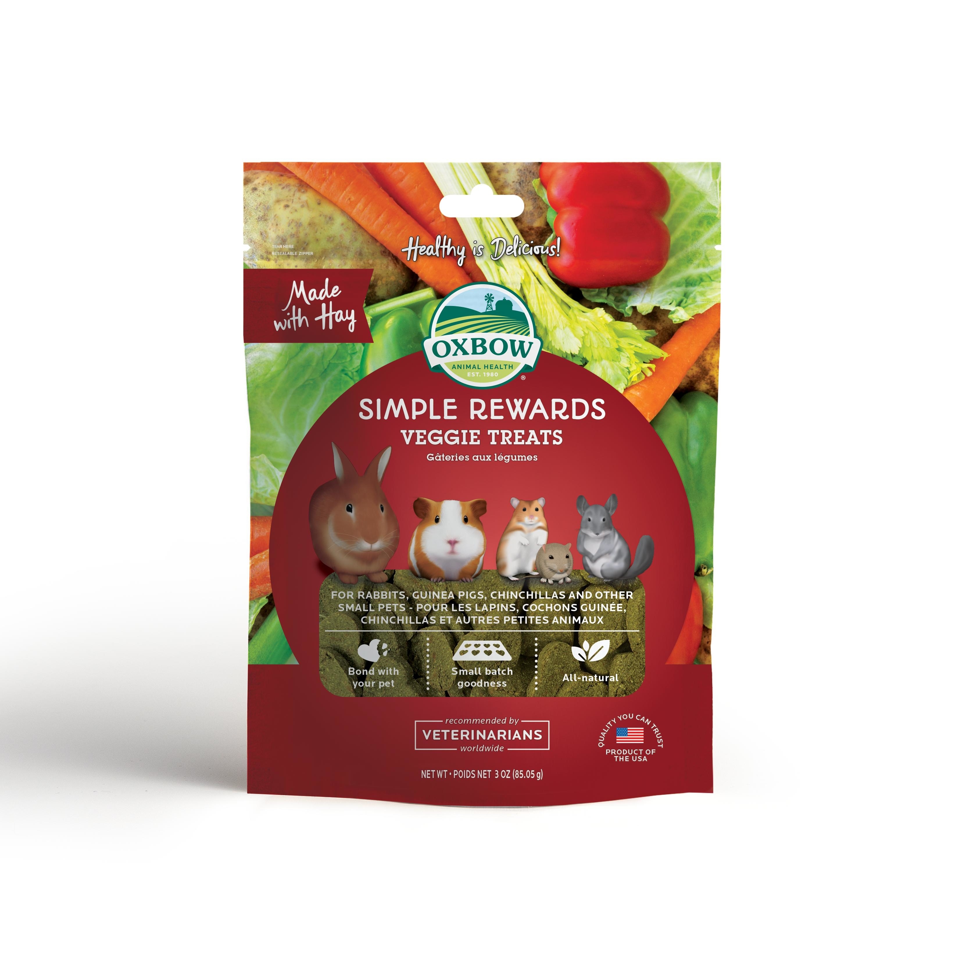 Oxbow Simple Rewards 雜錦蔬菜小食 - 3oz