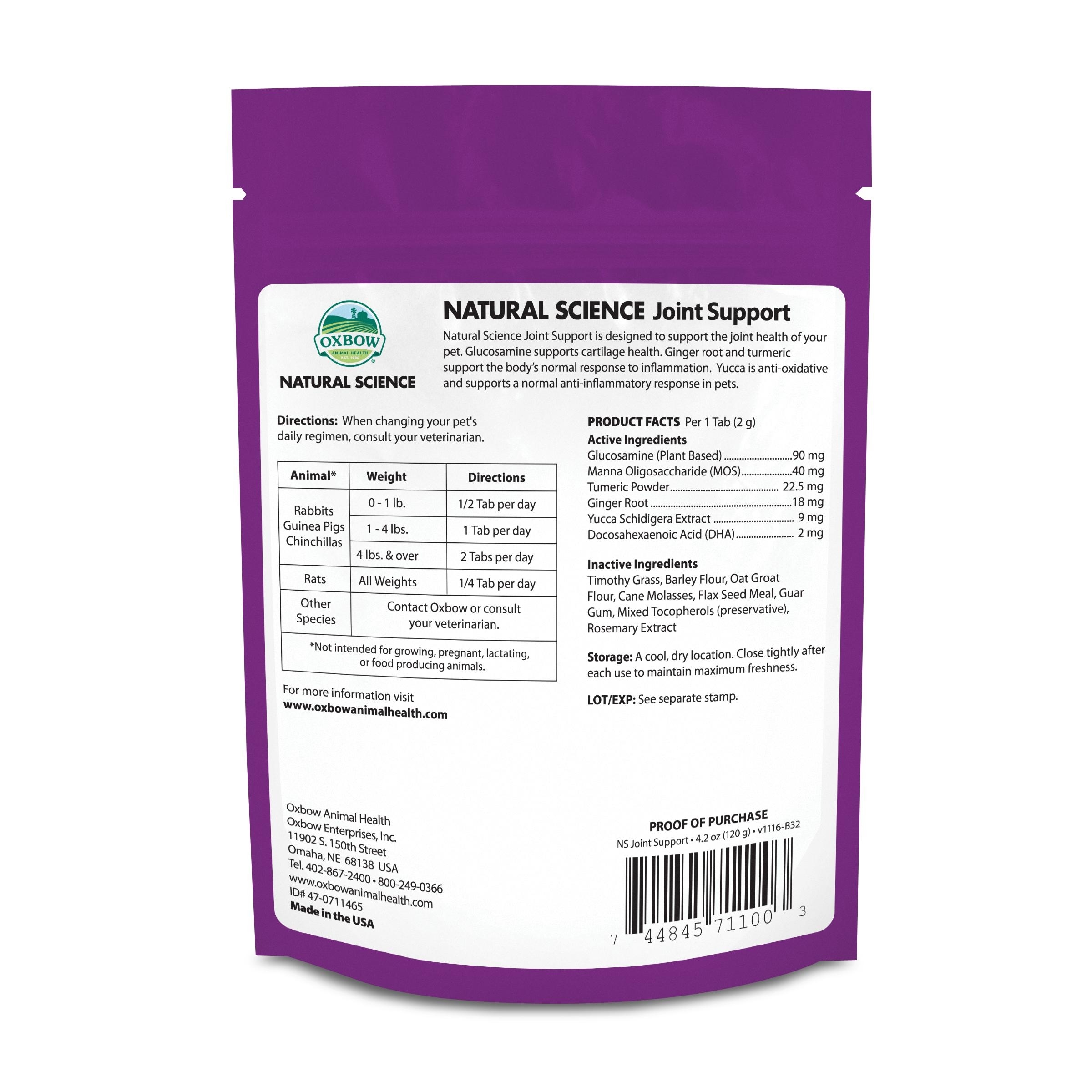 Oxbow NS 強健骨骼補充劑 - 60片 (120g)