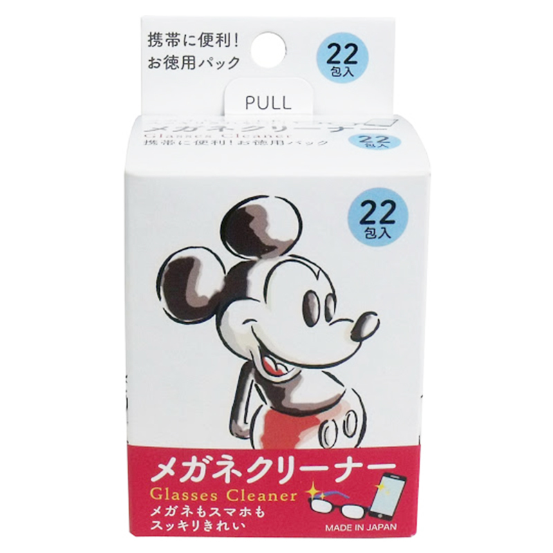 CARTAS - 迪士尼可愛米奇除菌眼鏡清潔紙 (22片裝)(平行進口)