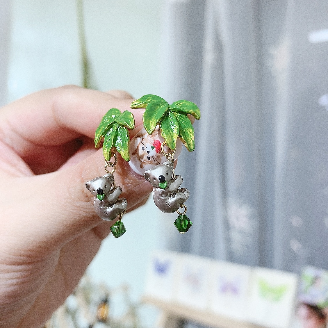 Palnart Poc 日本制樹熊耳環