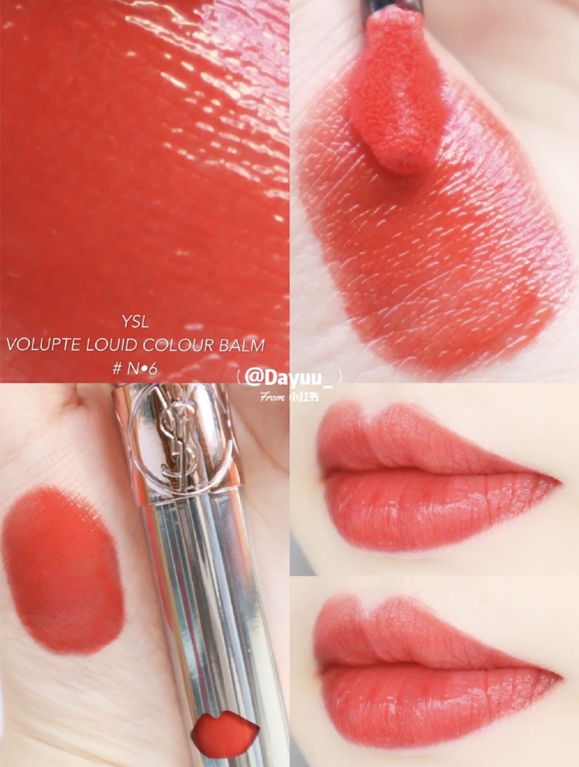 **特價** YSL Volupté Liquid Color Balm 唇釉 - 6 Undress Me Coral