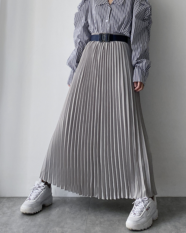 MFS-1427 雪紡百褶長裙