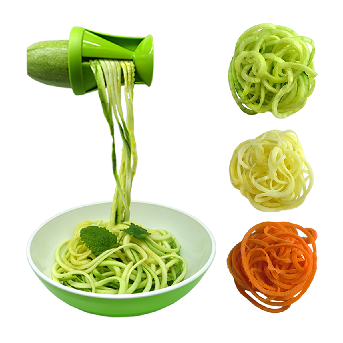 SpiralEZ 蔬菜刨絲/刨片器(連磨菇形清潔刷)