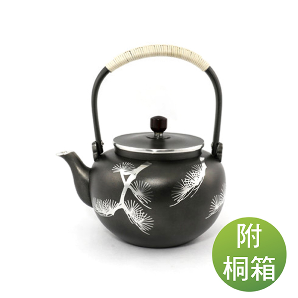 【大阪浪華】松湯沸 錫壺0.72L