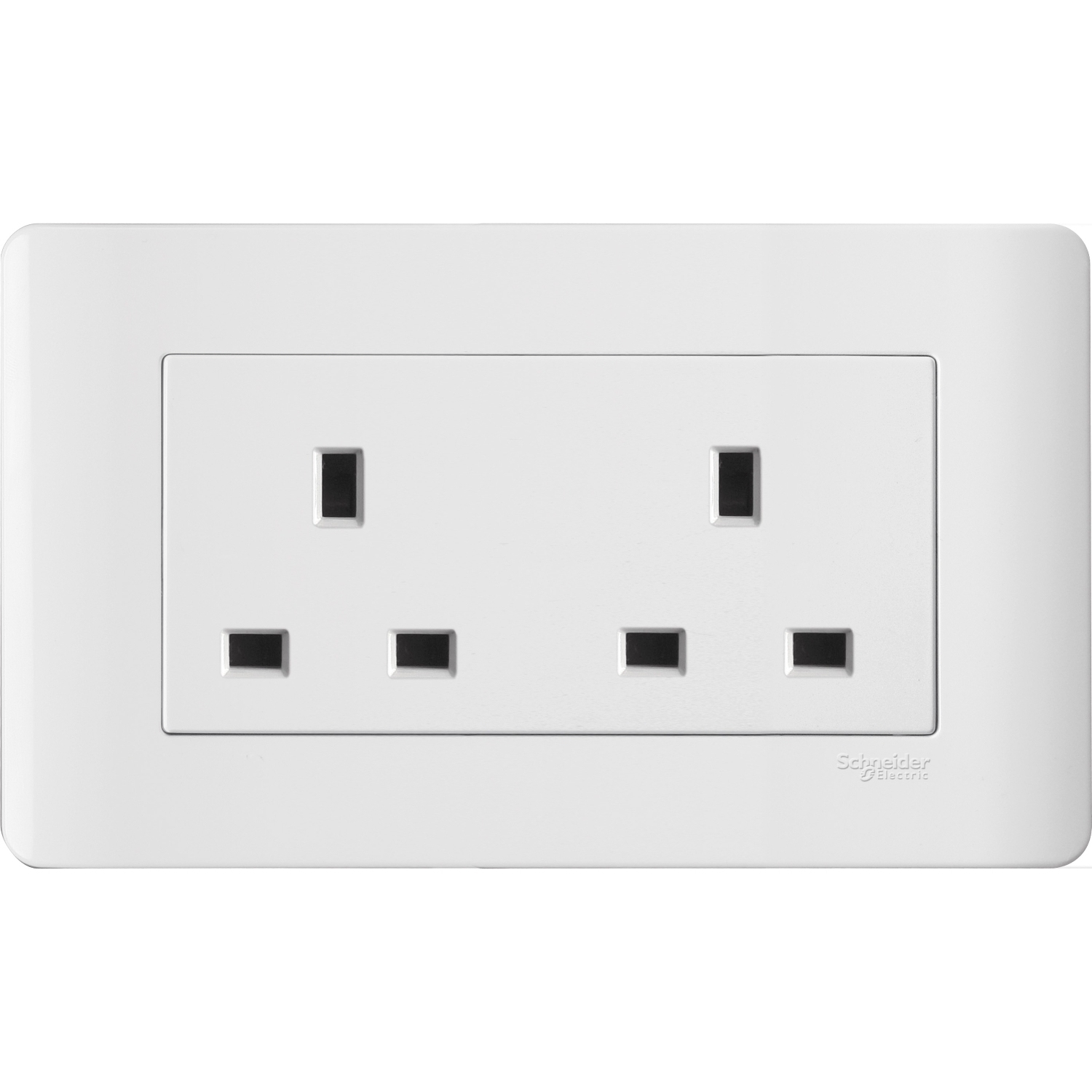 施耐德 E8000 睿雅 13A 兩位連保護門插座 E84T426