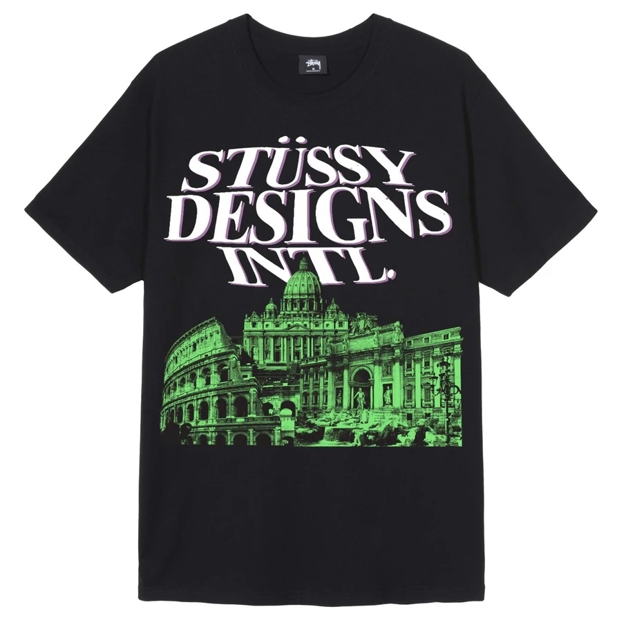 [現貨] STUSSY ROME TEE BLACK