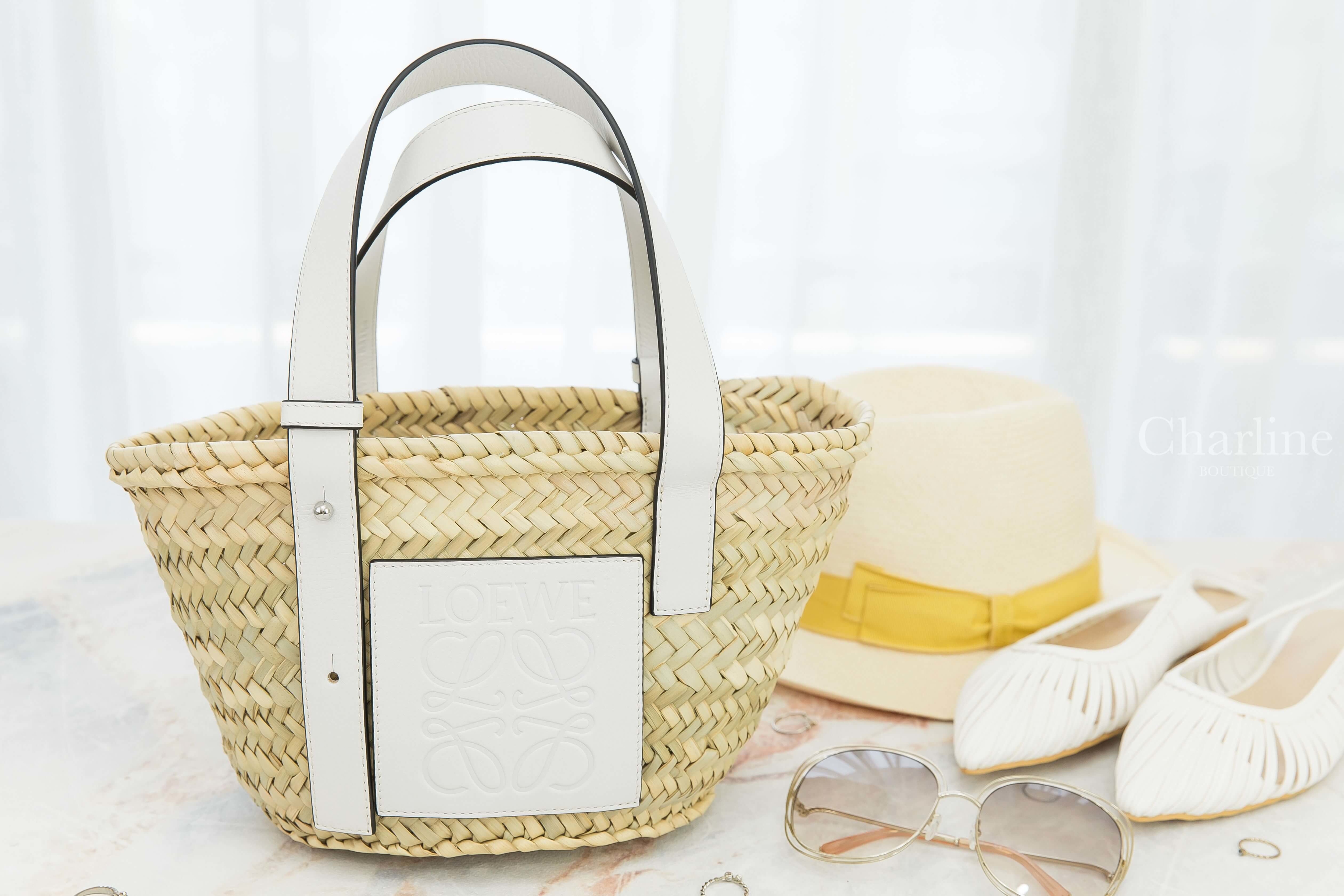 Loewe 2025 basket white