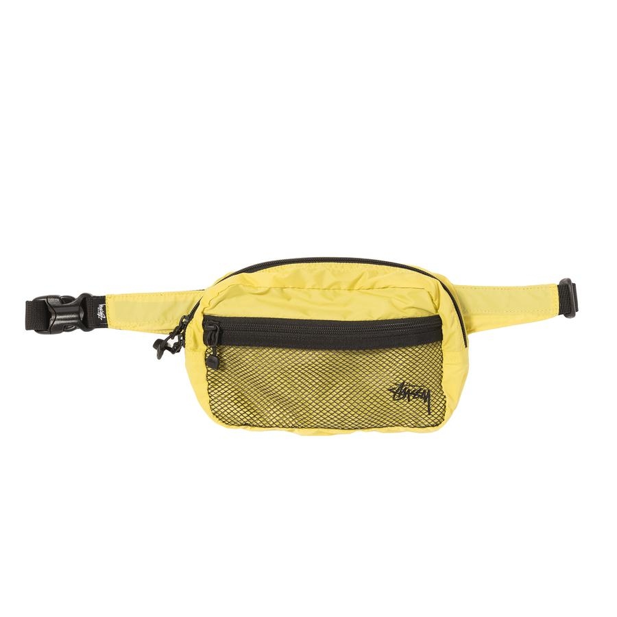STUSSY LIGHT WEIGHT WAIST BAG GOLD