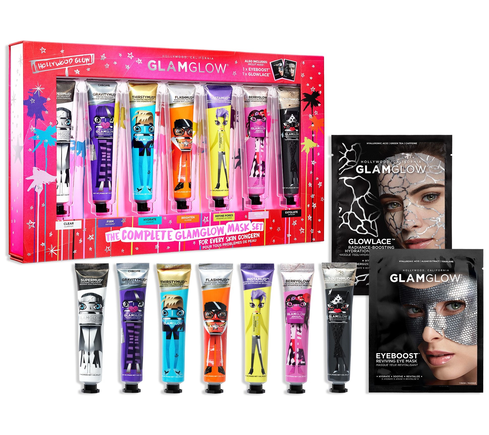 *特價* glamglow - 9件面膜優惠套裝
